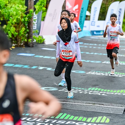Race photo from Belitung Multisport Festival