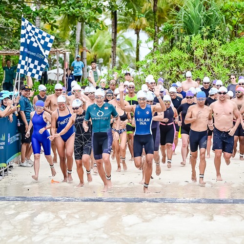 Race photo from Belitung Multisport Festival