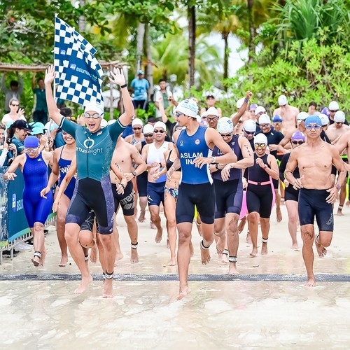 Race photo from Belitung Multisport Festival