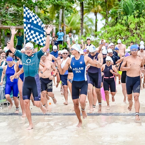 Race photo from Belitung Multisport Festival