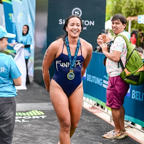 Race photo from Belitung Multisport Festival