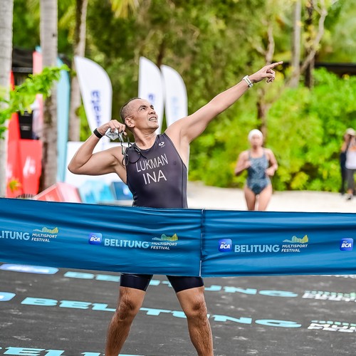 Race photo from Belitung Multisport Festival