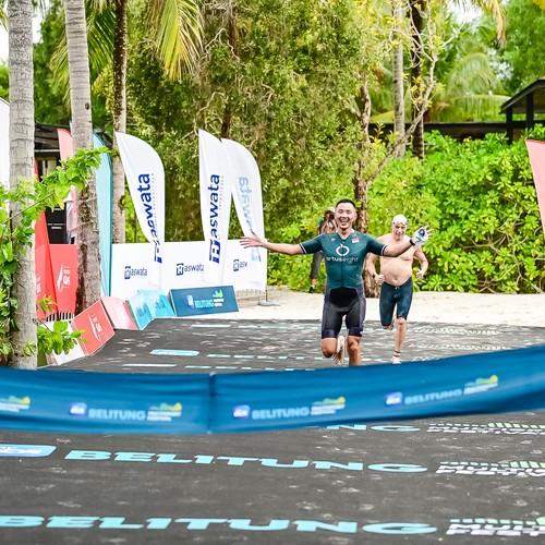 Race photo from Belitung Multisport Festival