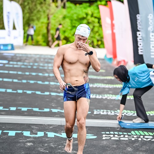 Race photo from Belitung Multisport Festival