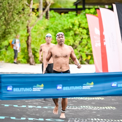 Race photo from Belitung Multisport Festival