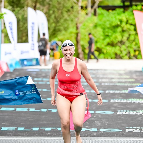 Race photo from Belitung Multisport Festival