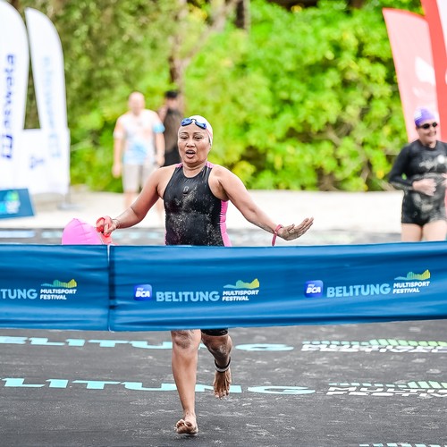 Race photo from Belitung Multisport Festival