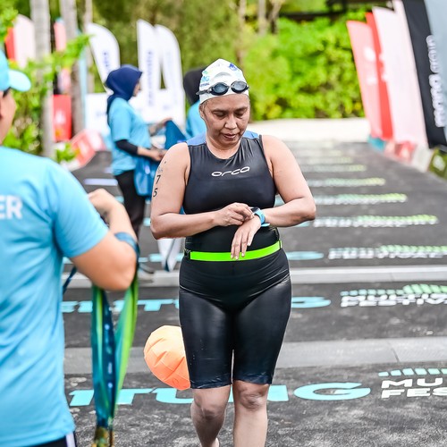 Race photo from Belitung Multisport Festival