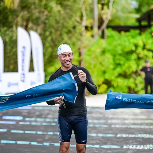 Race photo from Belitung Multisport Festival