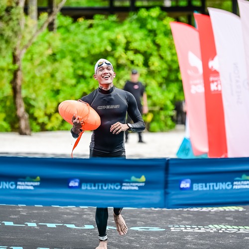 Race photo from Belitung Multisport Festival