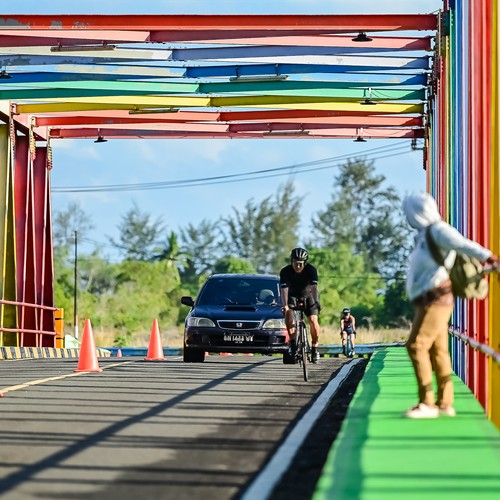 Race photo from Belitung Multisport Festival