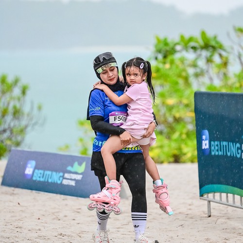 Race photo from Belitung Multisport Festival