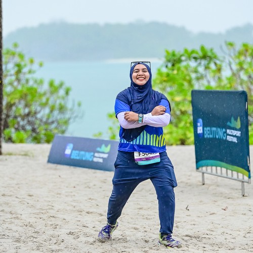 Race photo from Belitung Multisport Festival