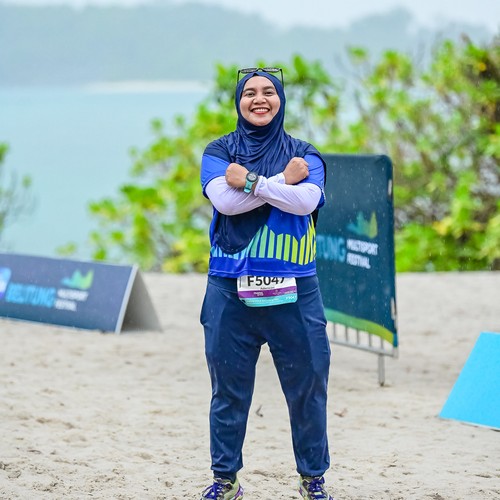 Race photo from Belitung Multisport Festival