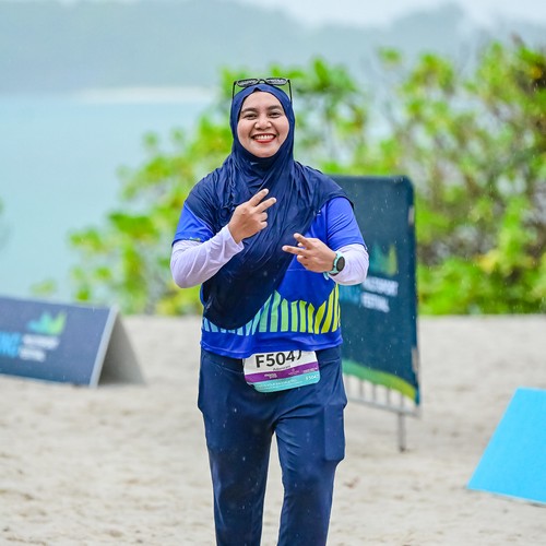 Race photo from Belitung Multisport Festival