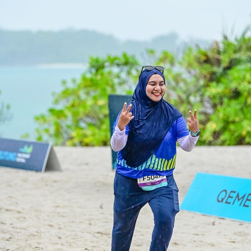 Race photo from Belitung Multisport Festival