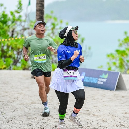 Race photo from Belitung Multisport Festival