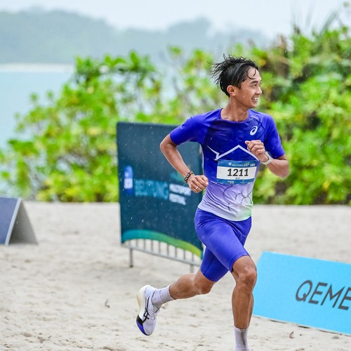Race photo from Belitung Multisport Festival