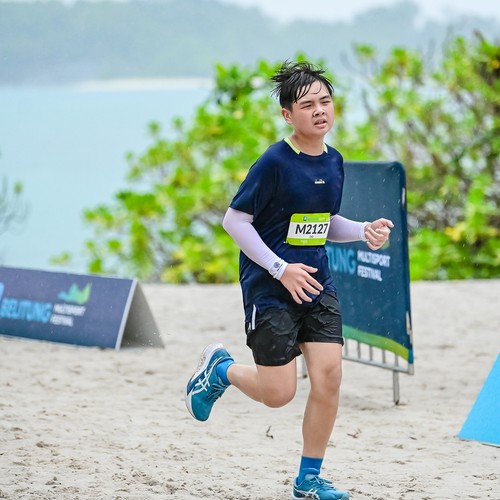 Race photo from Belitung Multisport Festival