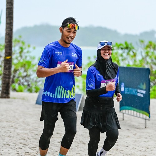 Race photo from Belitung Multisport Festival