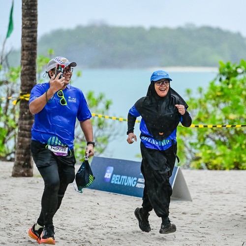 Race photo from Belitung Multisport Festival