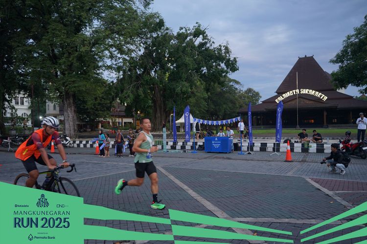 Race photo from Mangkunegaran Run 2025