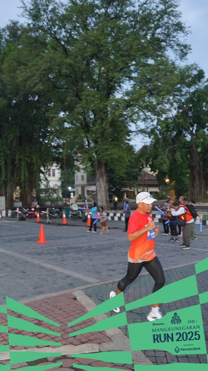 Race photo from Mangkunegaran Run 2025