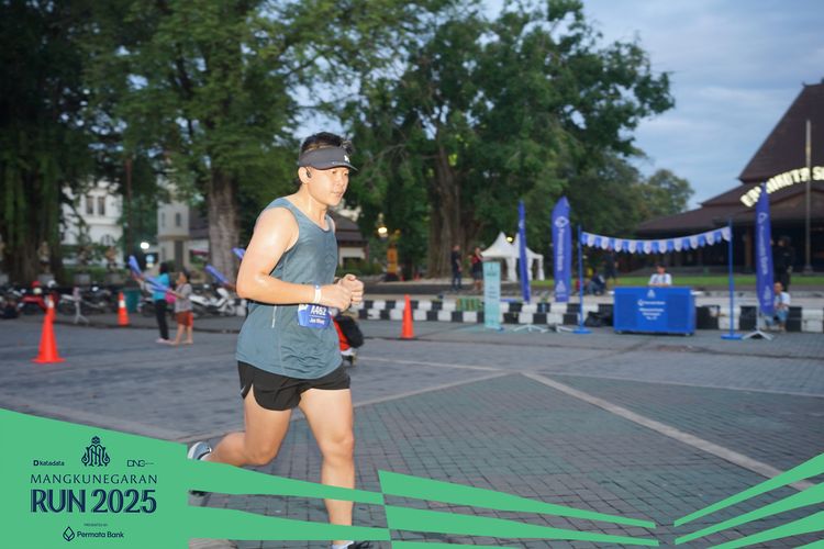 Race photo from Mangkunegaran Run 2025