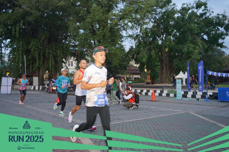 Race photo from Mangkunegaran Run 2025