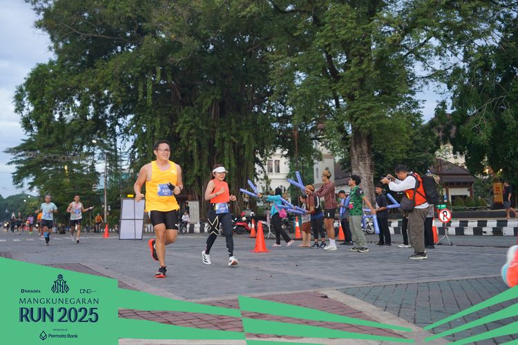 Race photo from Mangkunegaran Run 2025