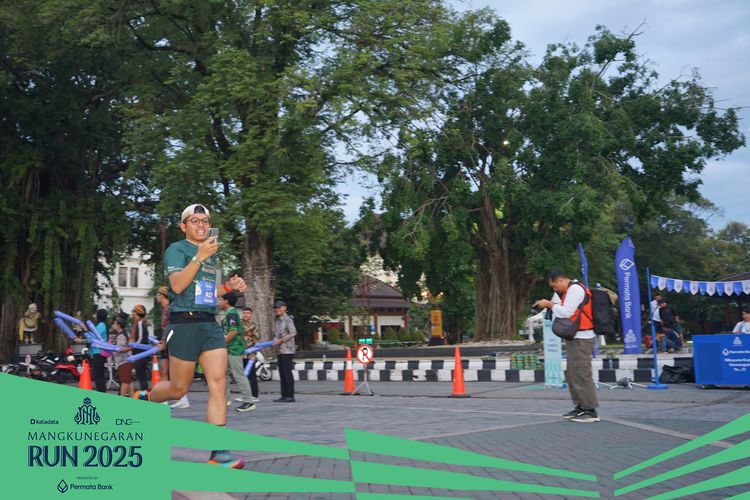Race photo from Mangkunegaran Run 2025