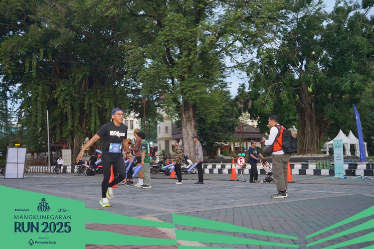 Race photo from Mangkunegaran Run 2025