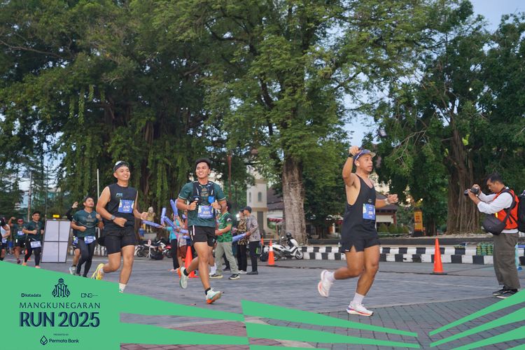 Race photo from Mangkunegaran Run 2025