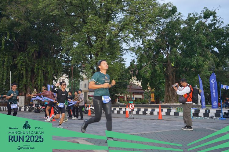 Race photo from Mangkunegaran Run 2025