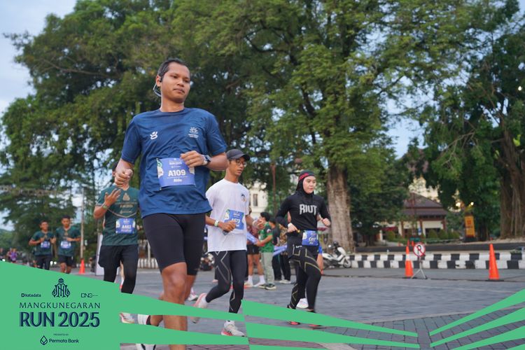 Race photo from Mangkunegaran Run 2025
