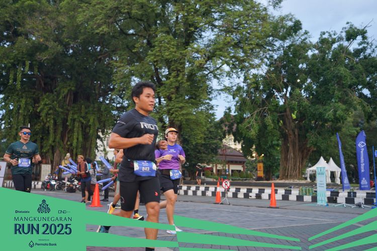 Race photo from Mangkunegaran Run 2025