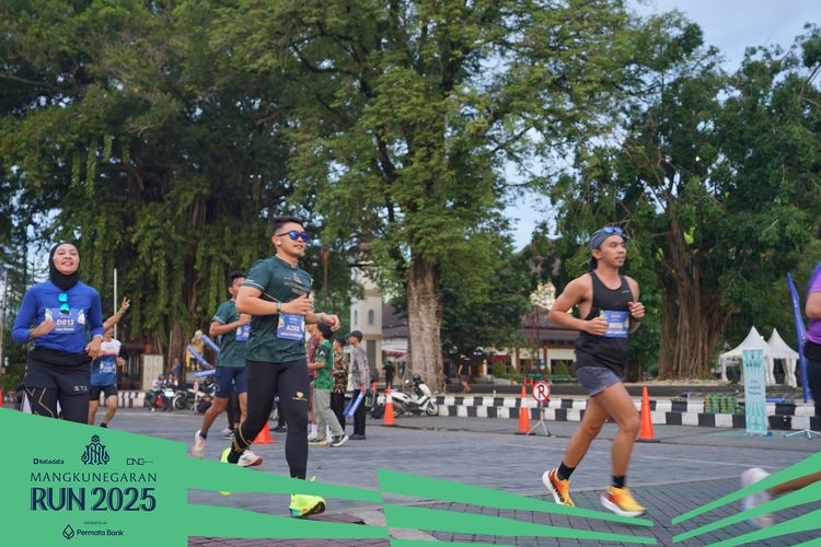 Race photo from Mangkunegaran Run 2025