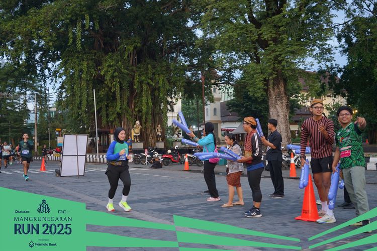 Race photo from Mangkunegaran Run 2025