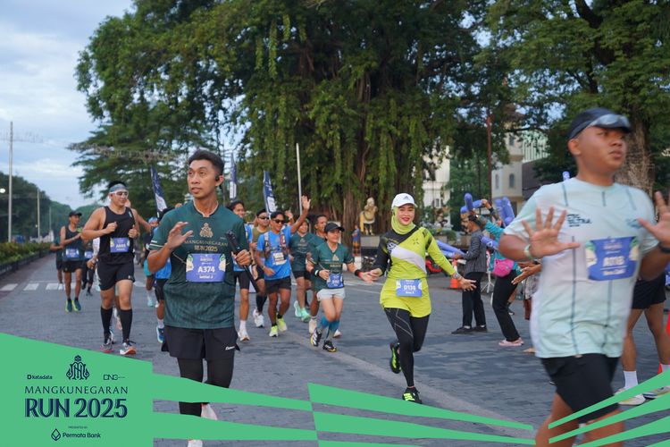 Race photo from Mangkunegaran Run 2025