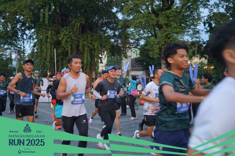 Race photo from Mangkunegaran Run 2025