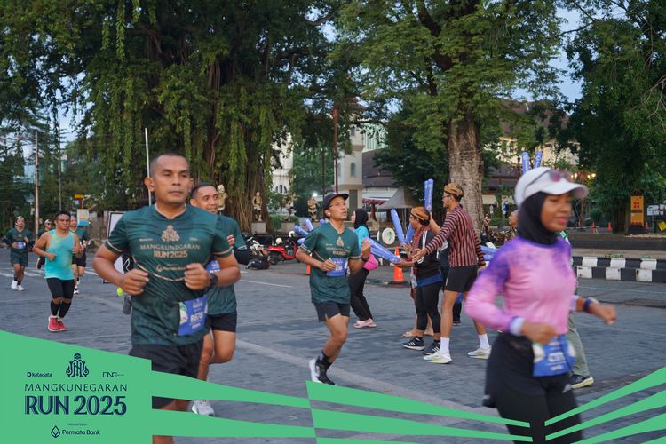 Race photo from Mangkunegaran Run 2025