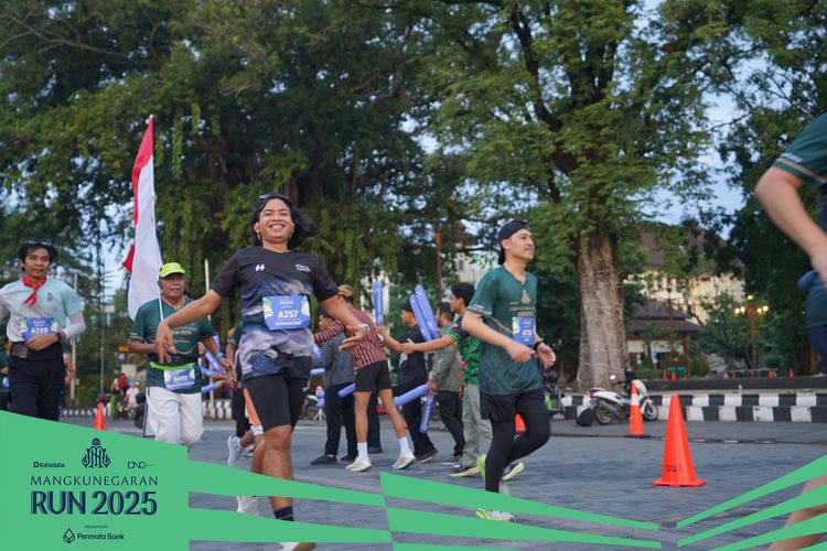 Race photo from Mangkunegaran Run 2025