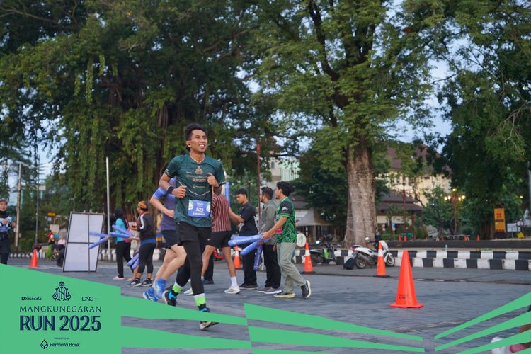 Race photo from Mangkunegaran Run 2025