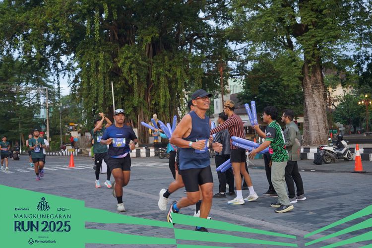 Race photo from Mangkunegaran Run 2025