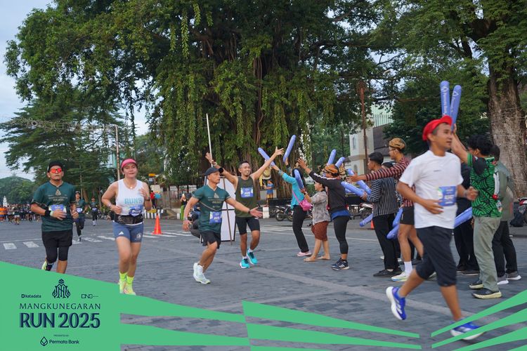Race photo from Mangkunegaran Run 2025