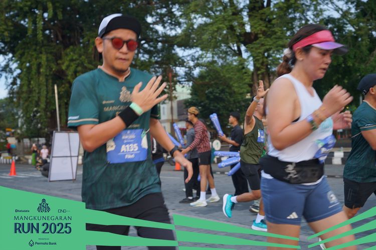 Race photo from Mangkunegaran Run 2025