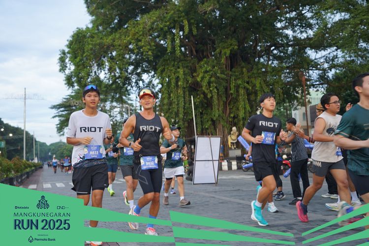 Race photo from Mangkunegaran Run 2025