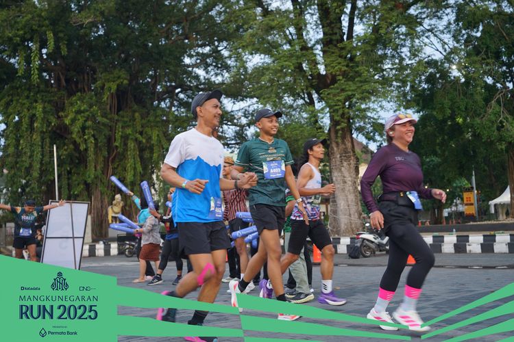 Race photo from Mangkunegaran Run 2025