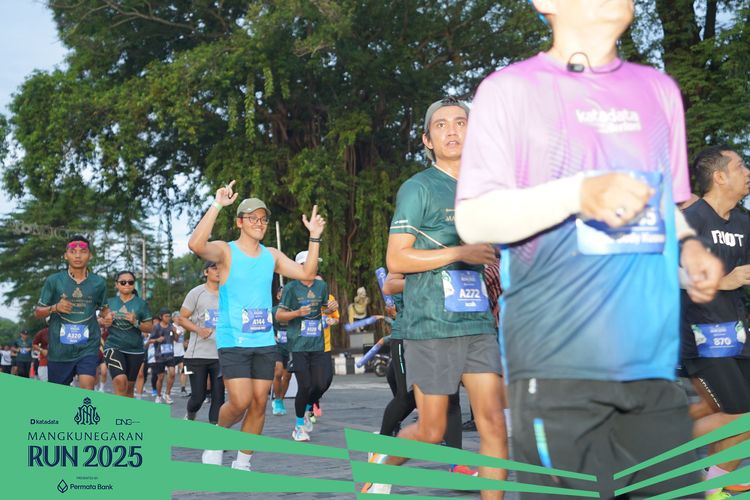 Race photo from Mangkunegaran Run 2025