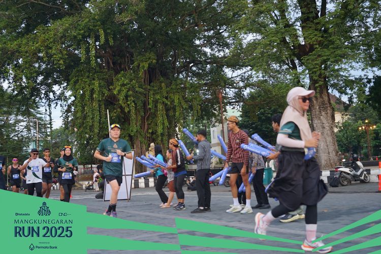 Race photo from Mangkunegaran Run 2025
